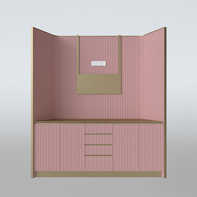 服務(wù)臺背柜